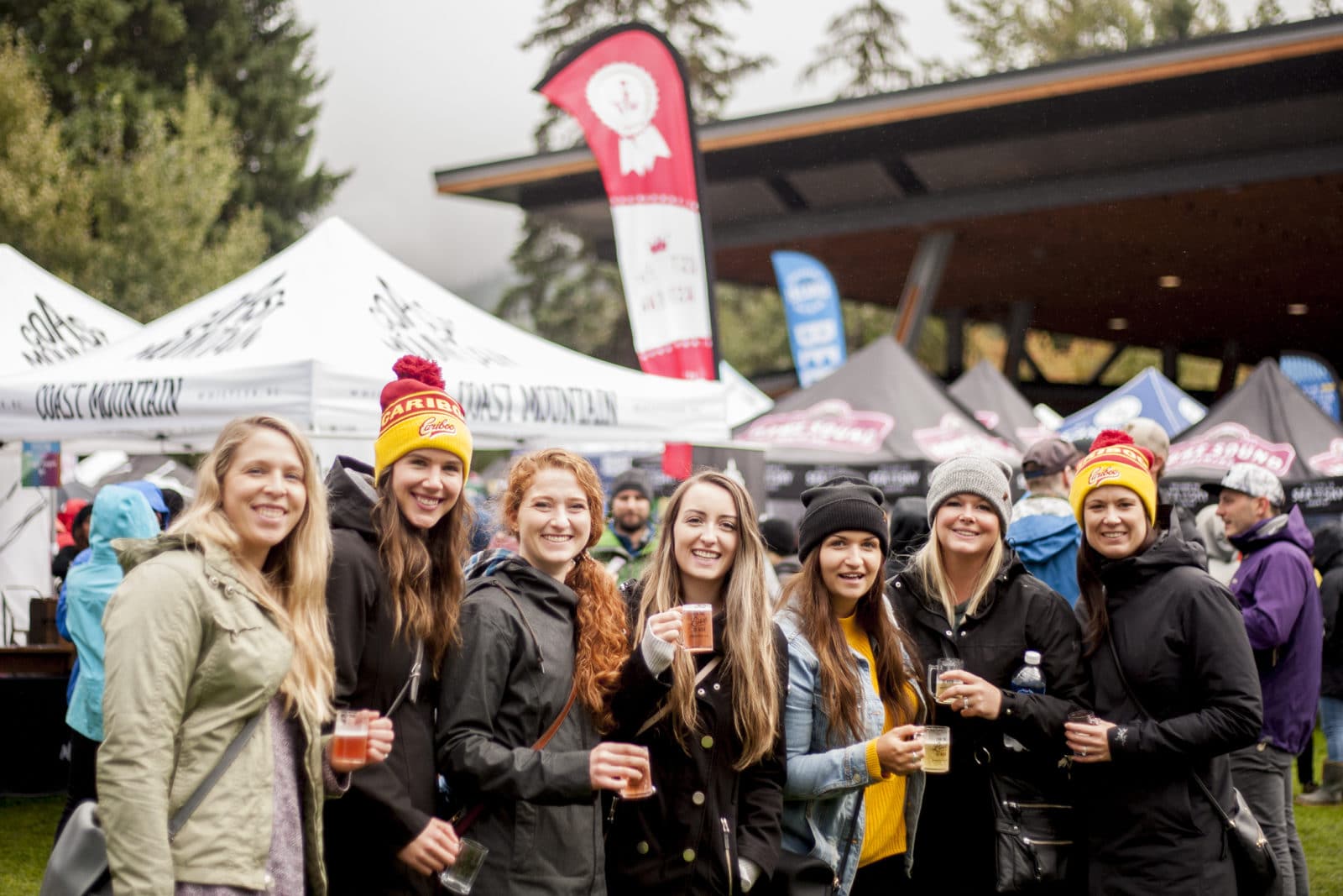 Friends at Whistler Beer Festival