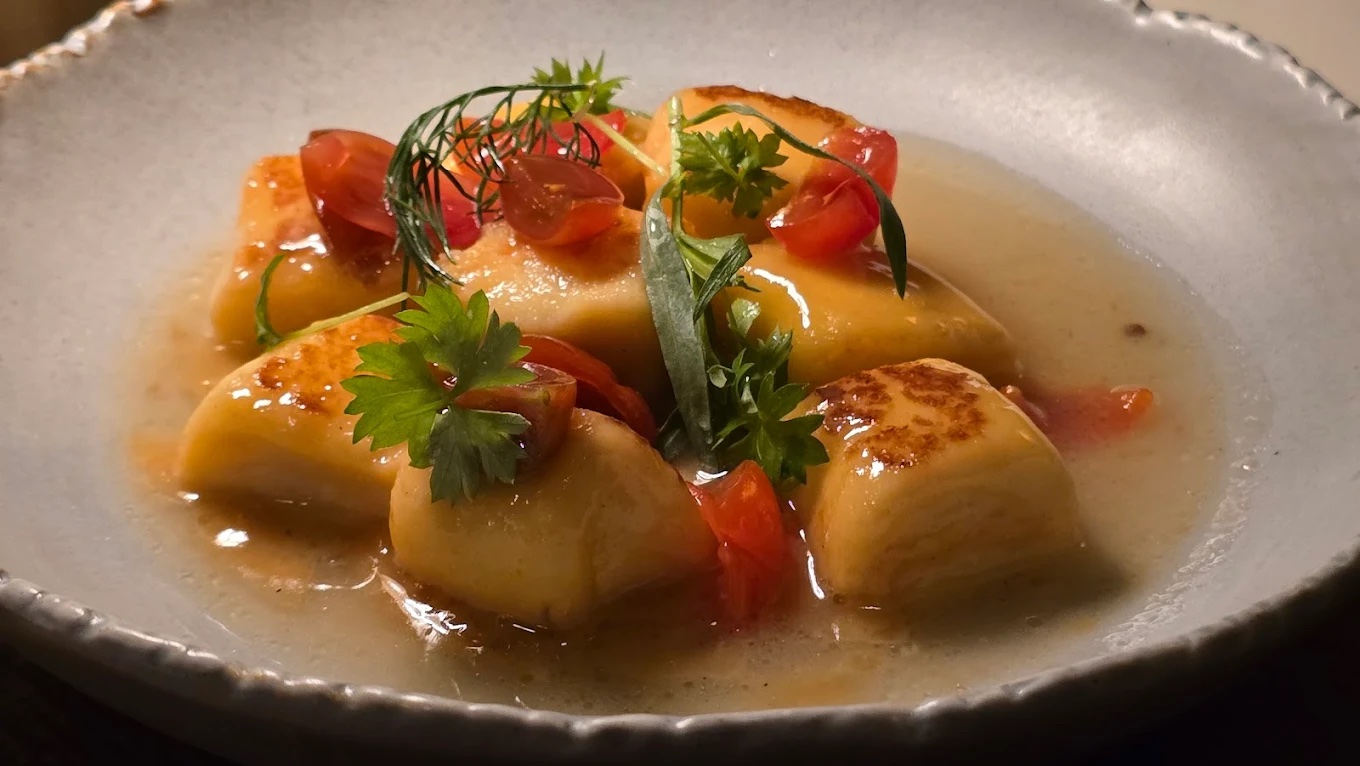 Delicious food at Lorette Brasserie in Whistler