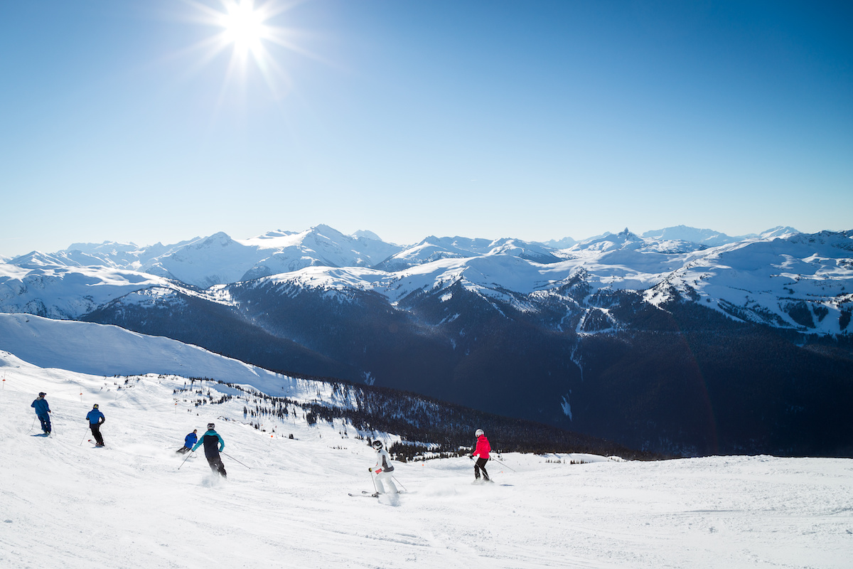 Whistler skiing