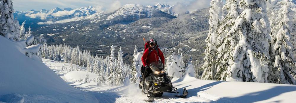 Whistler backcountry snowmobiling